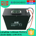 25.6V 60Ah Lithium Iron Phosphate LiFePO4 Battery